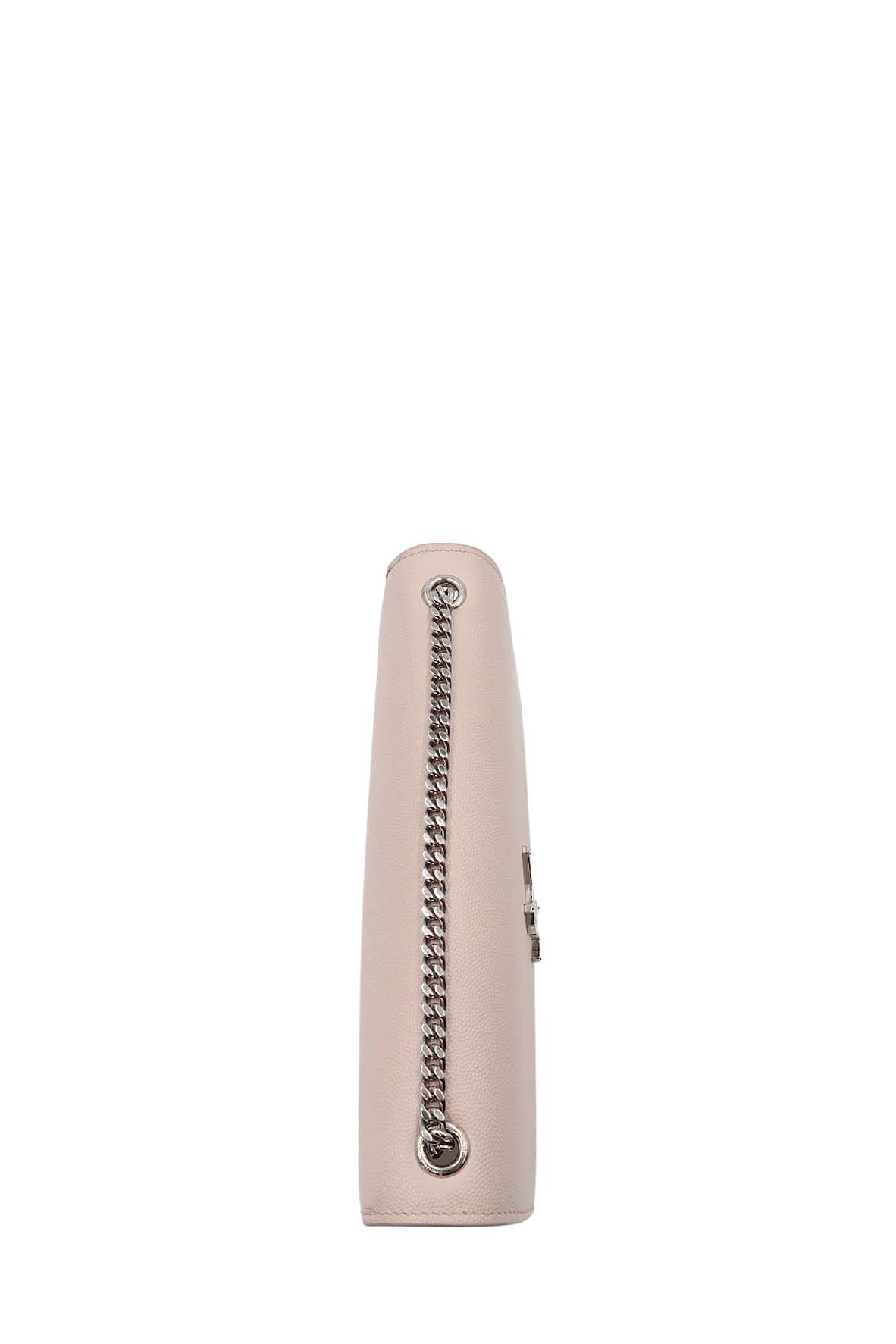 Monogram Medium Kate with Silver Hardware Pale Blush