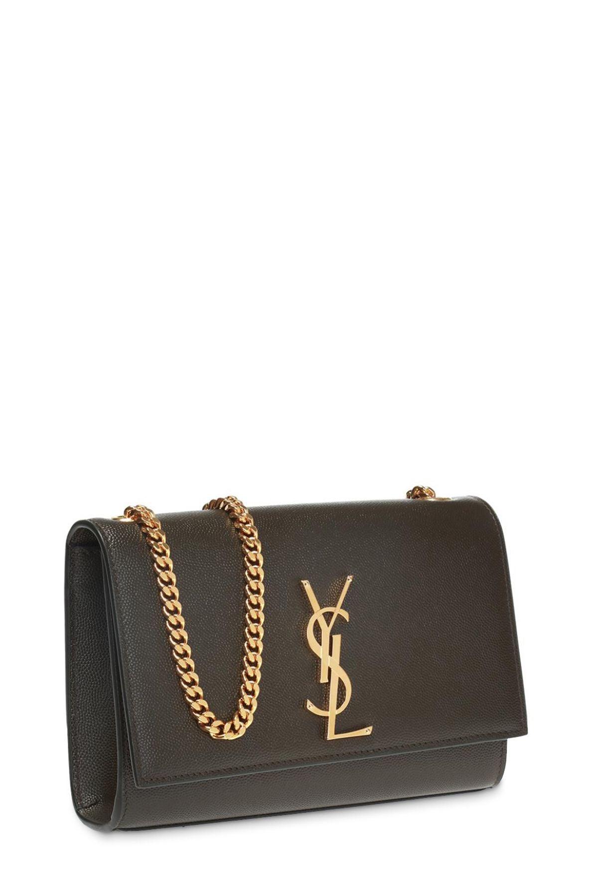 Monogram Small Kate Dark Olive with Gold Hardware