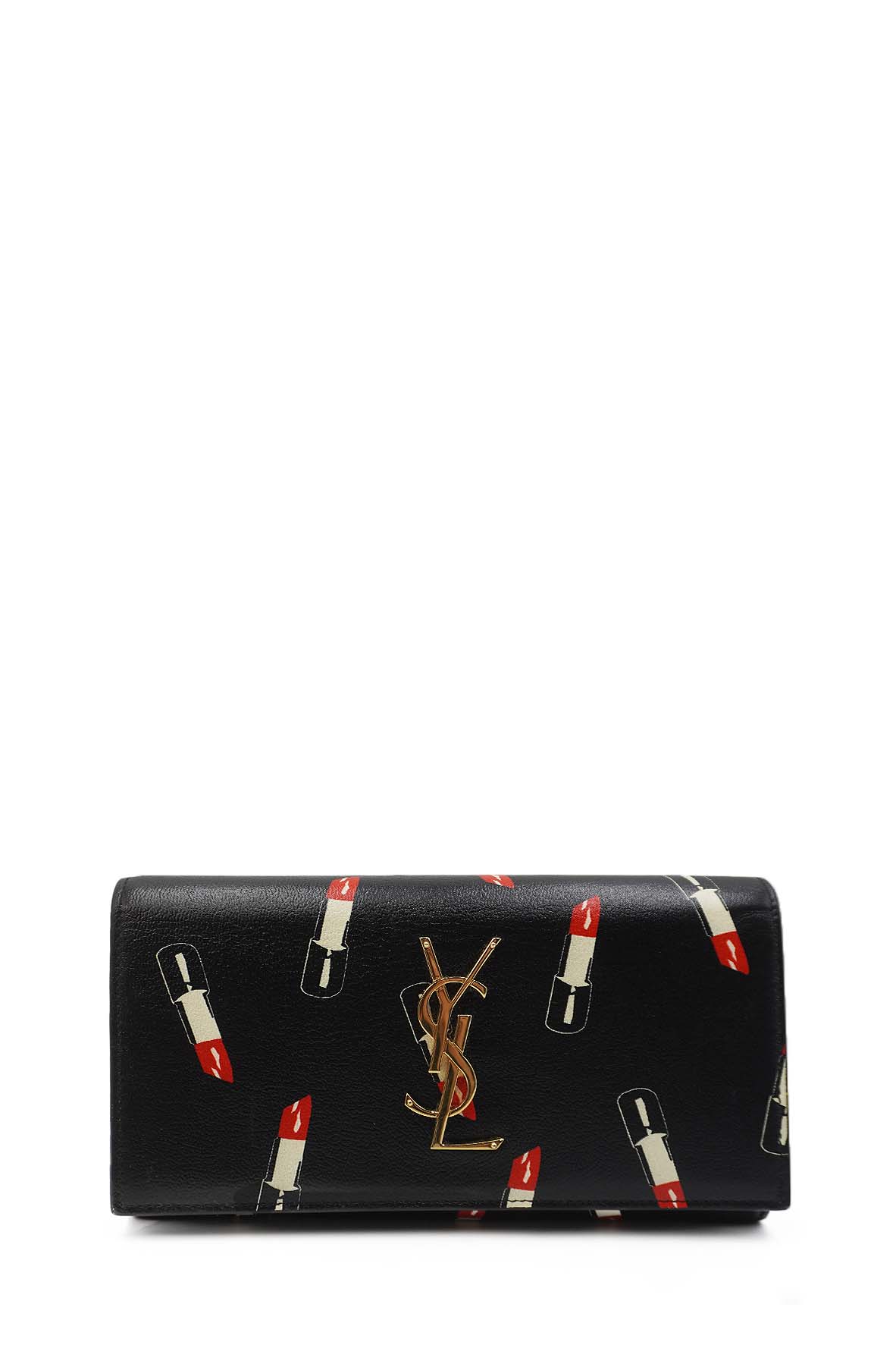 Monogramme Lipstick Print Portefeuille Fam Wallet Black