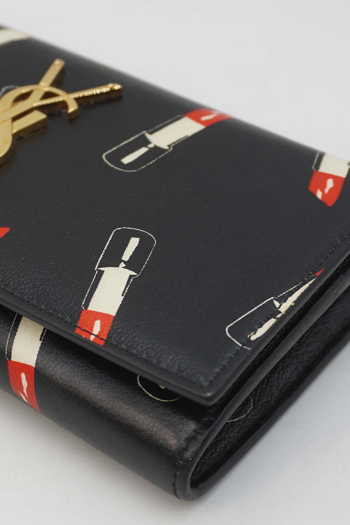 Monogramme Lipstick Print Portefeuille Fam Wallet Black