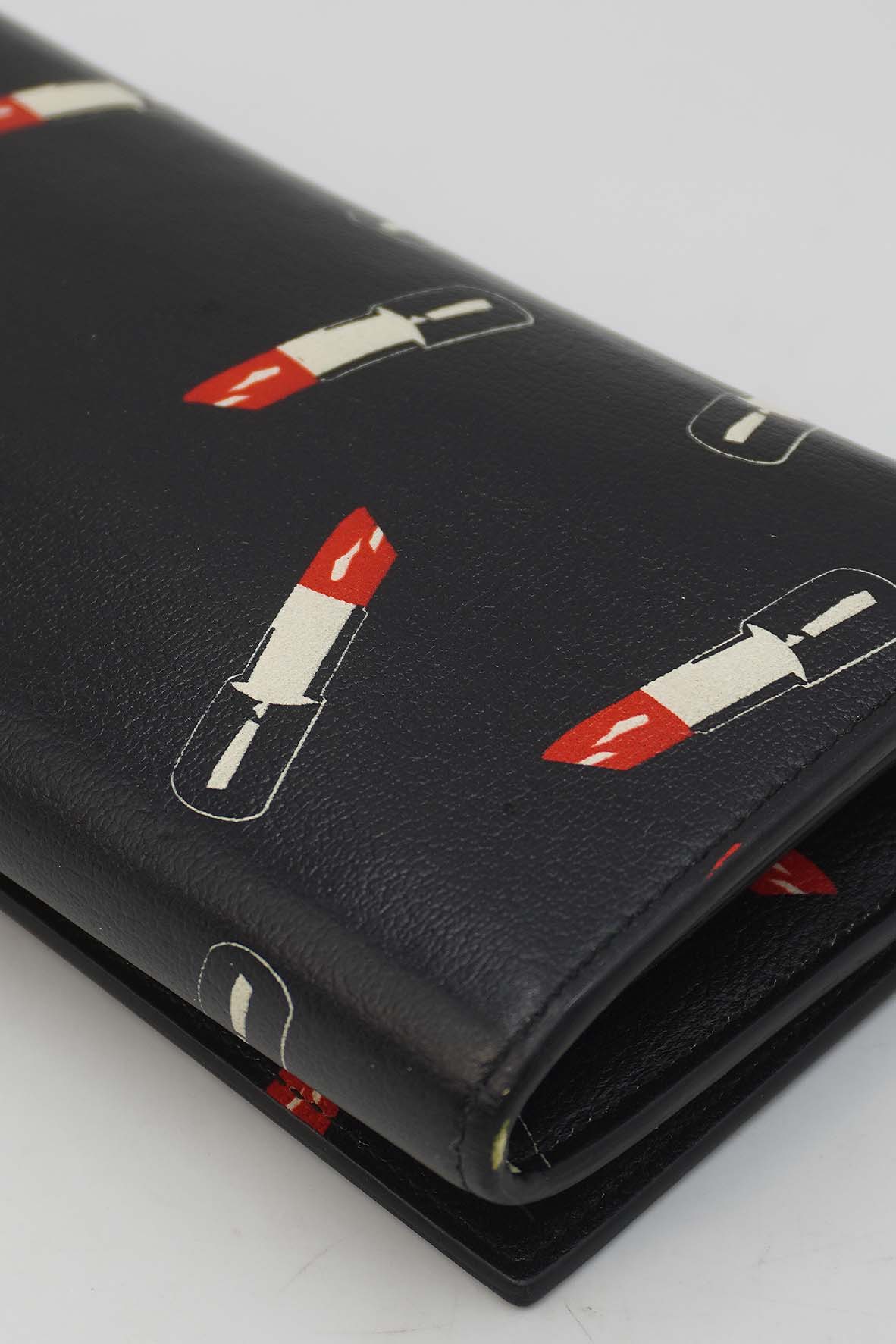 Monogramme Lipstick Print Portefeuille Fam Wallet Black