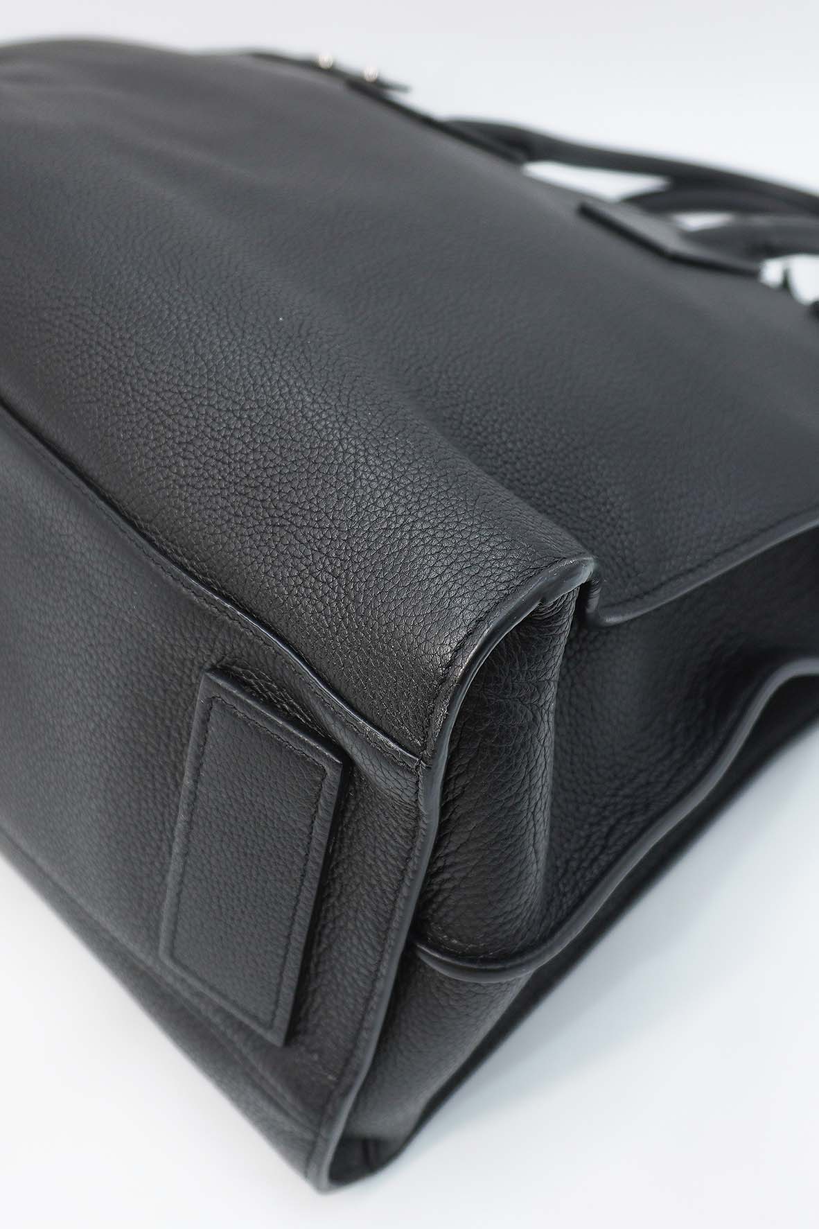 Sac De Jour North/South in Grained Leather Black