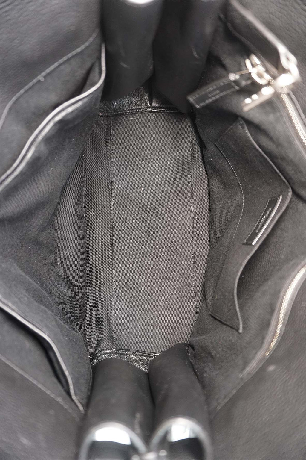Sac De Jour North/South in Grained Leather Black