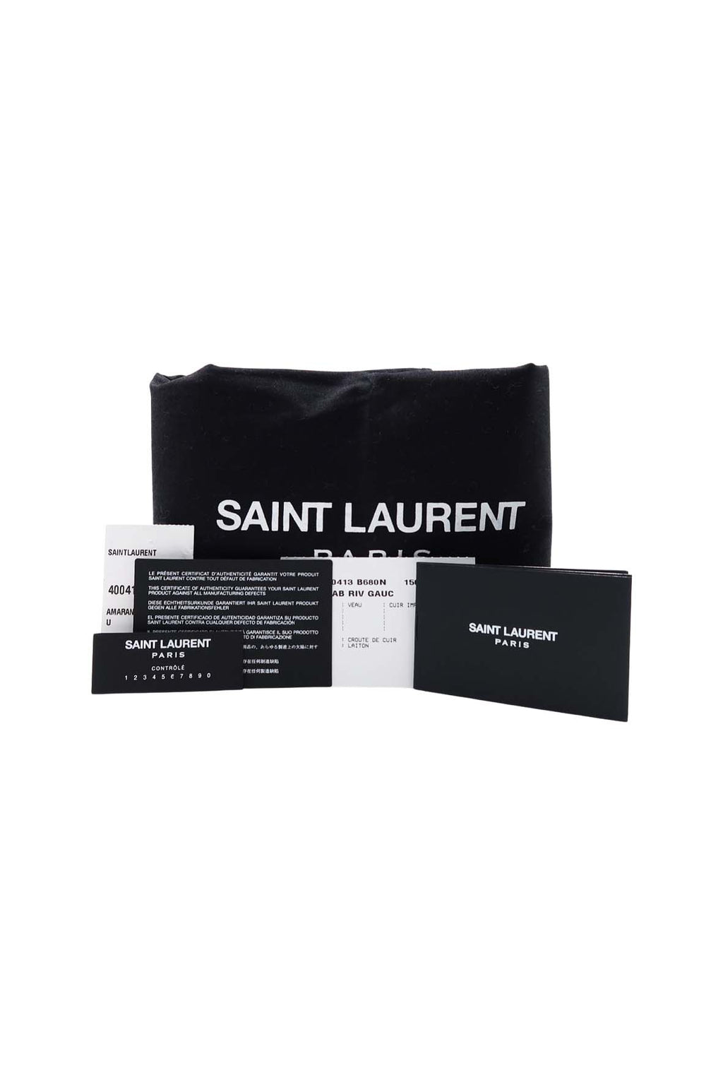 Small Cabas Rive Gauche Bag Amaranto