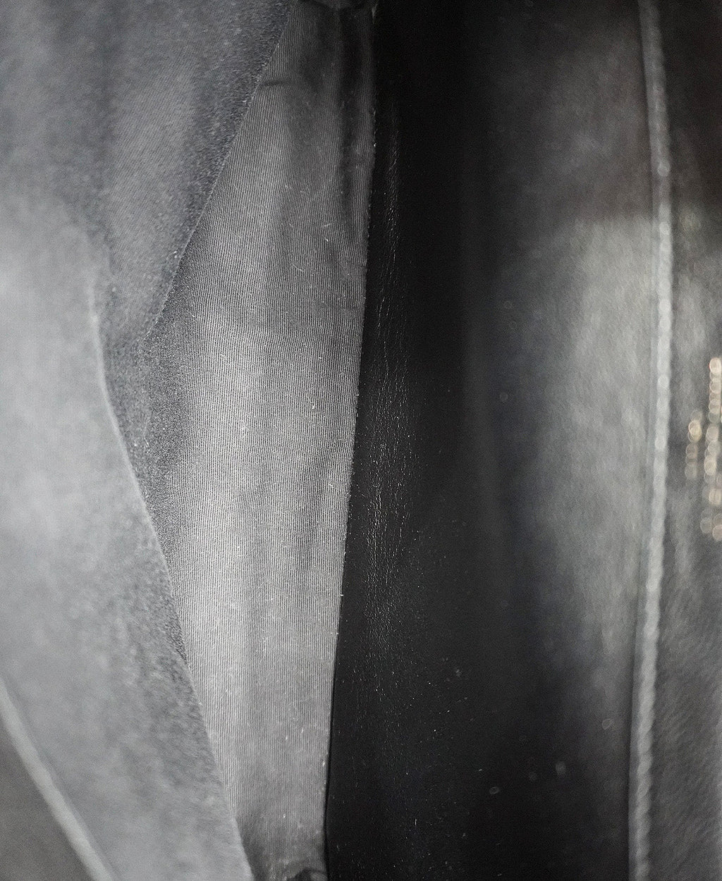 Large Monogram Chevron MatelassÃƒÆ’Ã‚Â© College Bag Black