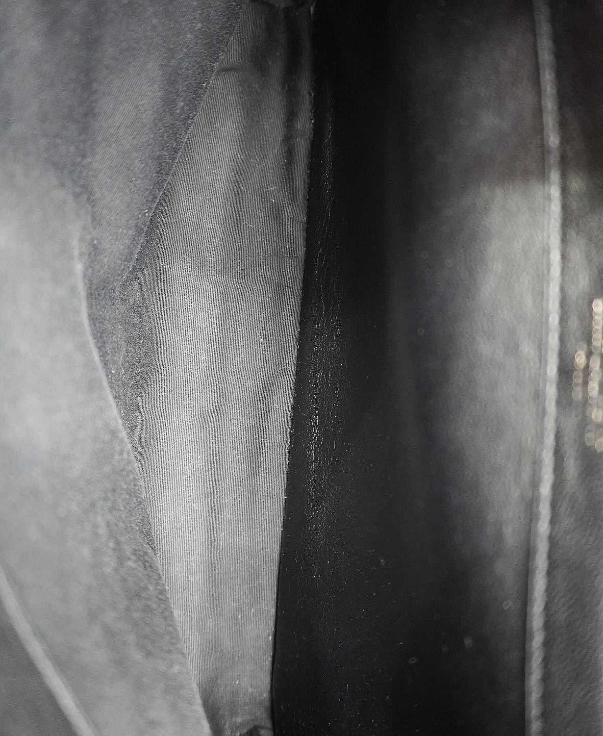 Large Monogram Chevron MatelassÃƒÆ’Ã‚Â© College Bag Black