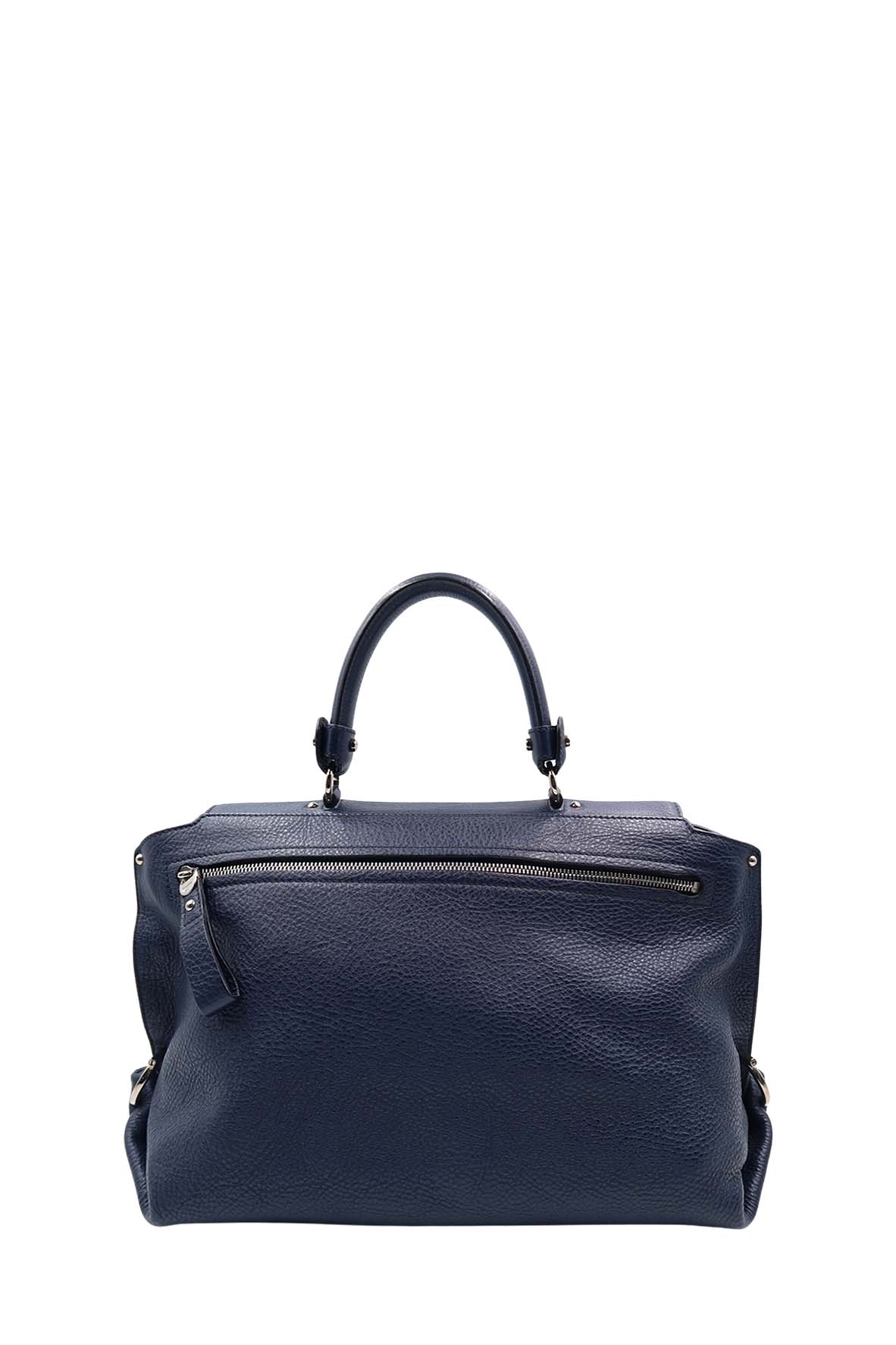 Medium Sofia Top Handle Bag Navy