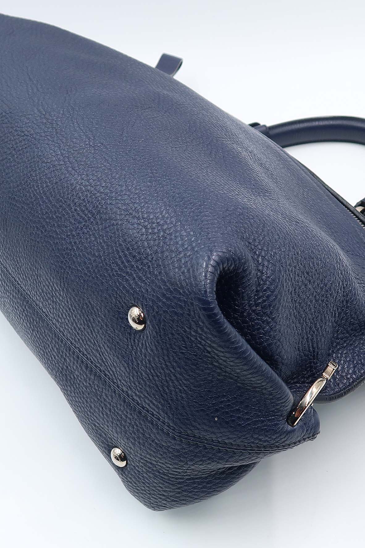 Medium Sofia Top Handle Bag Navy