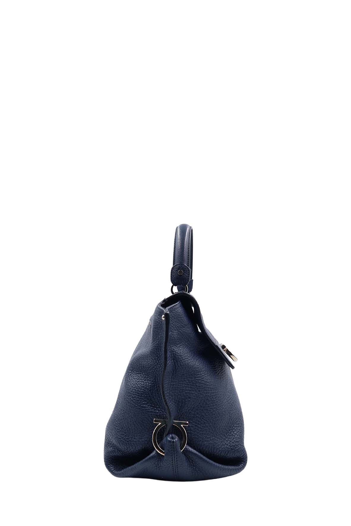 Medium Sofia Top Handle Bag Navy