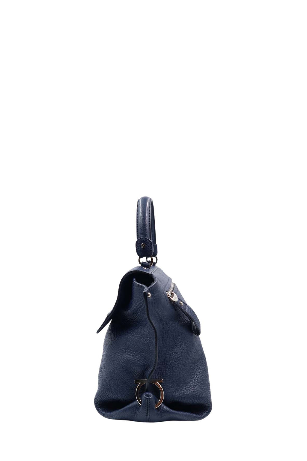 Medium Sofia Top Handle Bag Navy
