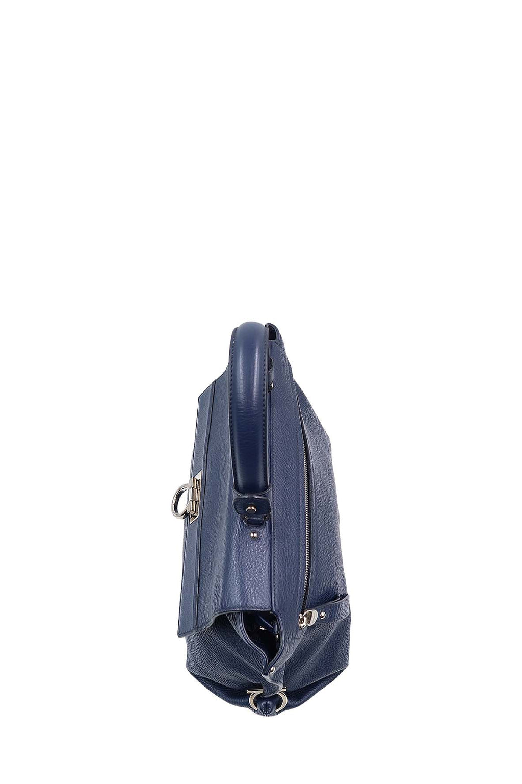 Medium Sofia Top Handle Bag Navy