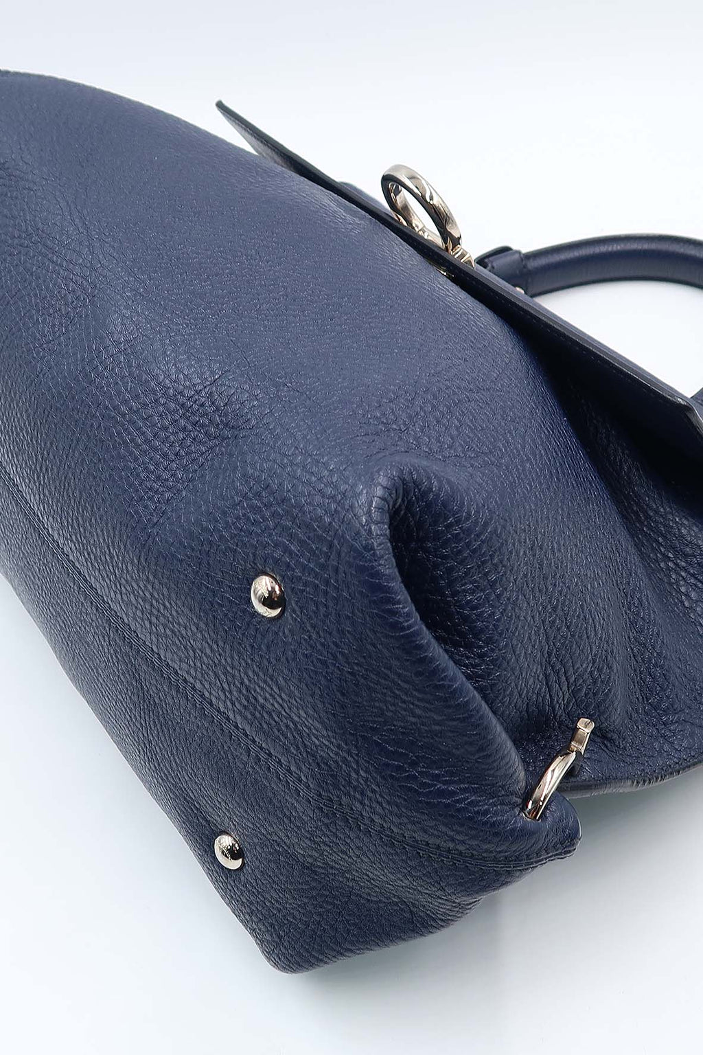 Medium Sofia Top Handle Bag Navy