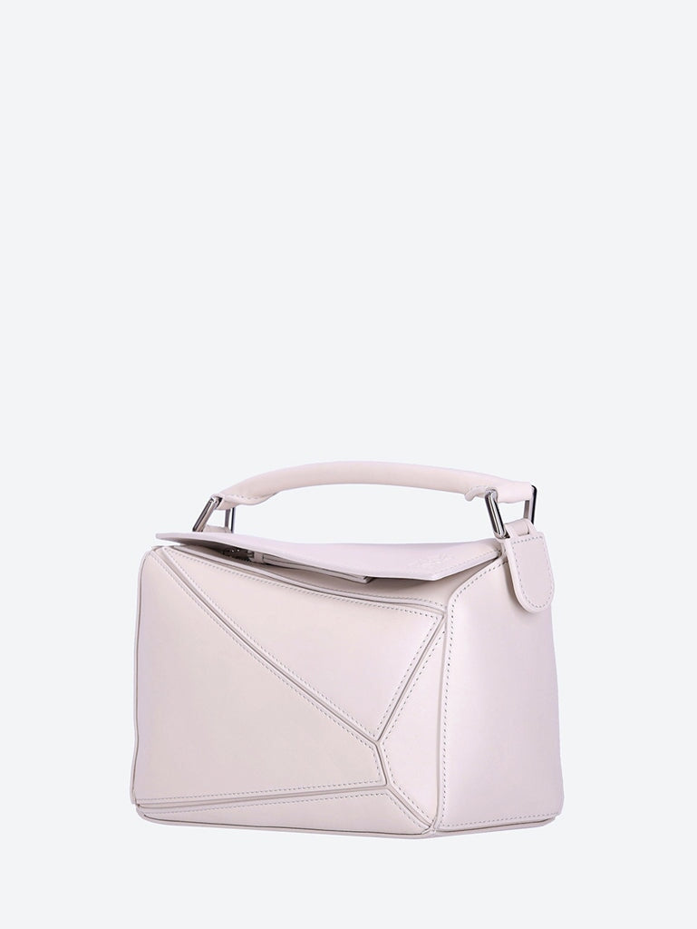 Loewe Women Satin Leather Puzzle Small Bag