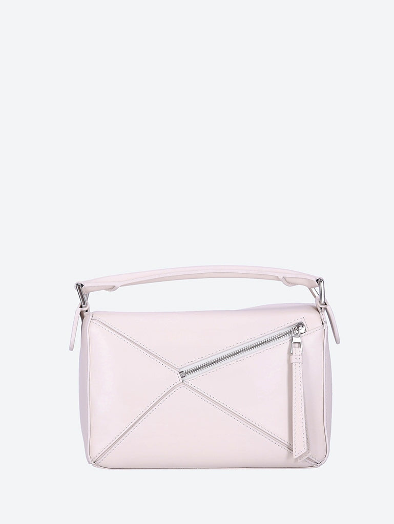 Loewe Women Satin Leather Puzzle Small Bag
