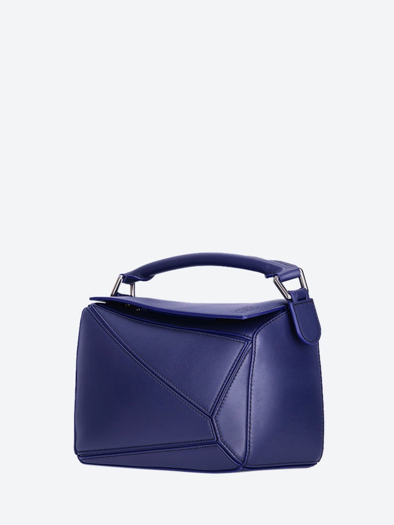 Loewe Women Satin Leather Puzzle Small Bag