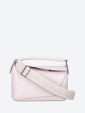 Loewe Women Satin Leather Puzzle Small Bag