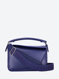 Loewe Women Satin Leather Puzzle Small Bag