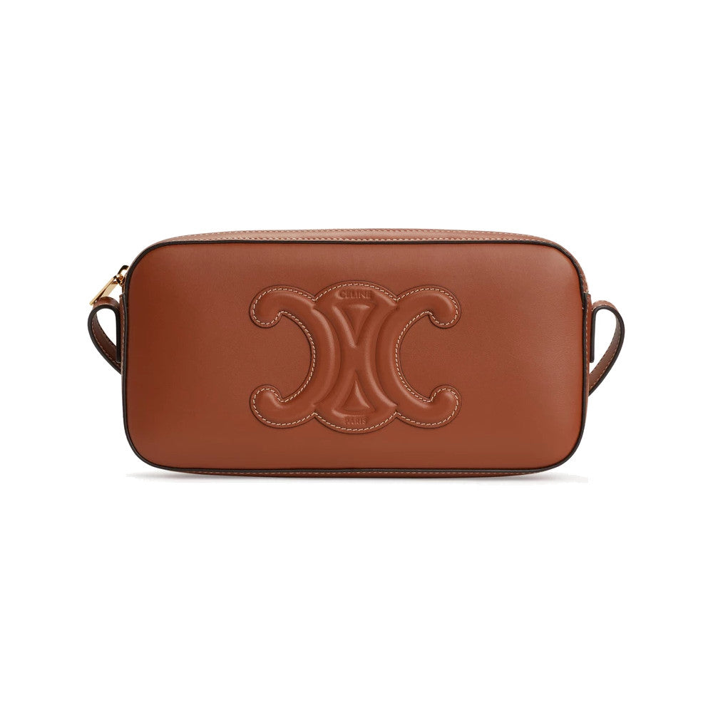 Camera shoulder bag cuir Triomphe