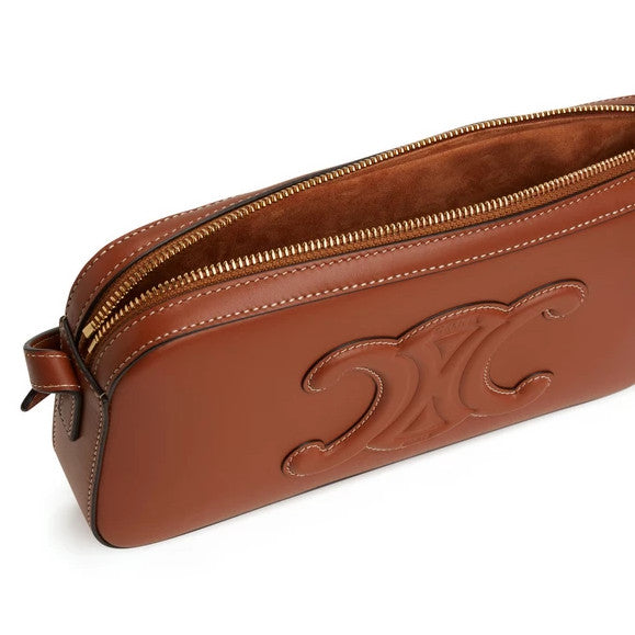 Camera shoulder bag cuir Triomphe