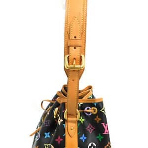 Louis Vuitton Petit NoÃƒÆ’Ã‚Â© Black Multicolor Monogram Canvas