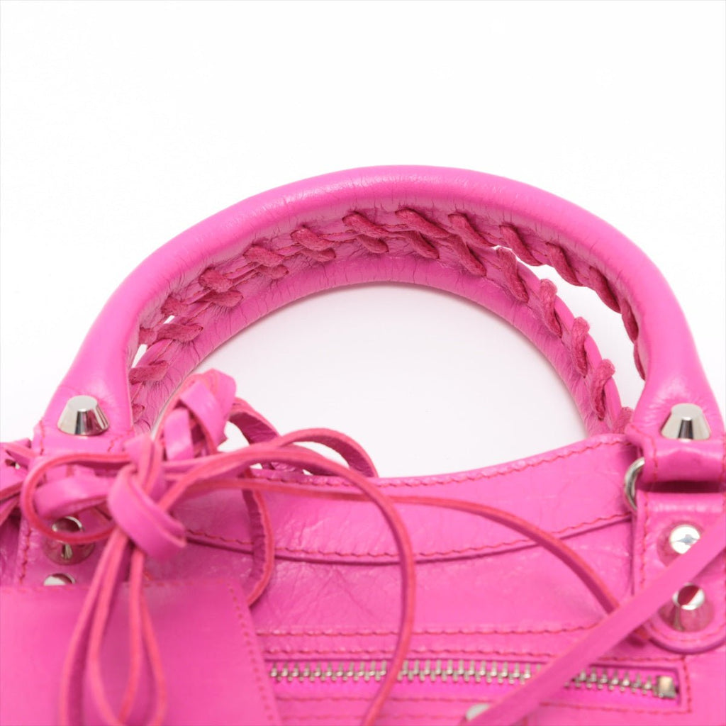 Classic Mini City 2way Pink Leather