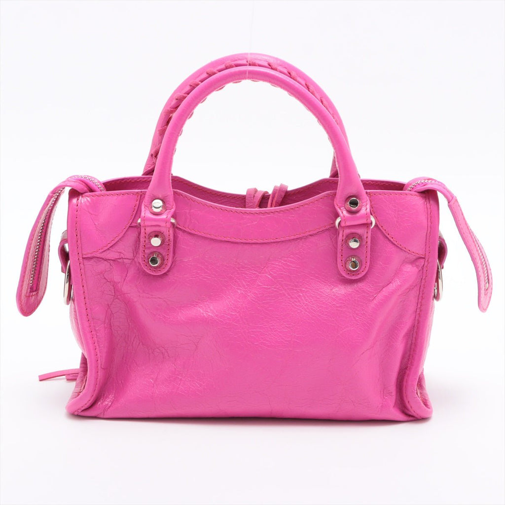 Classic Mini City 2way Pink Leather