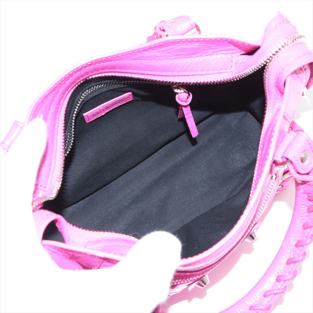 Classic Mini City 2way Pink Leather