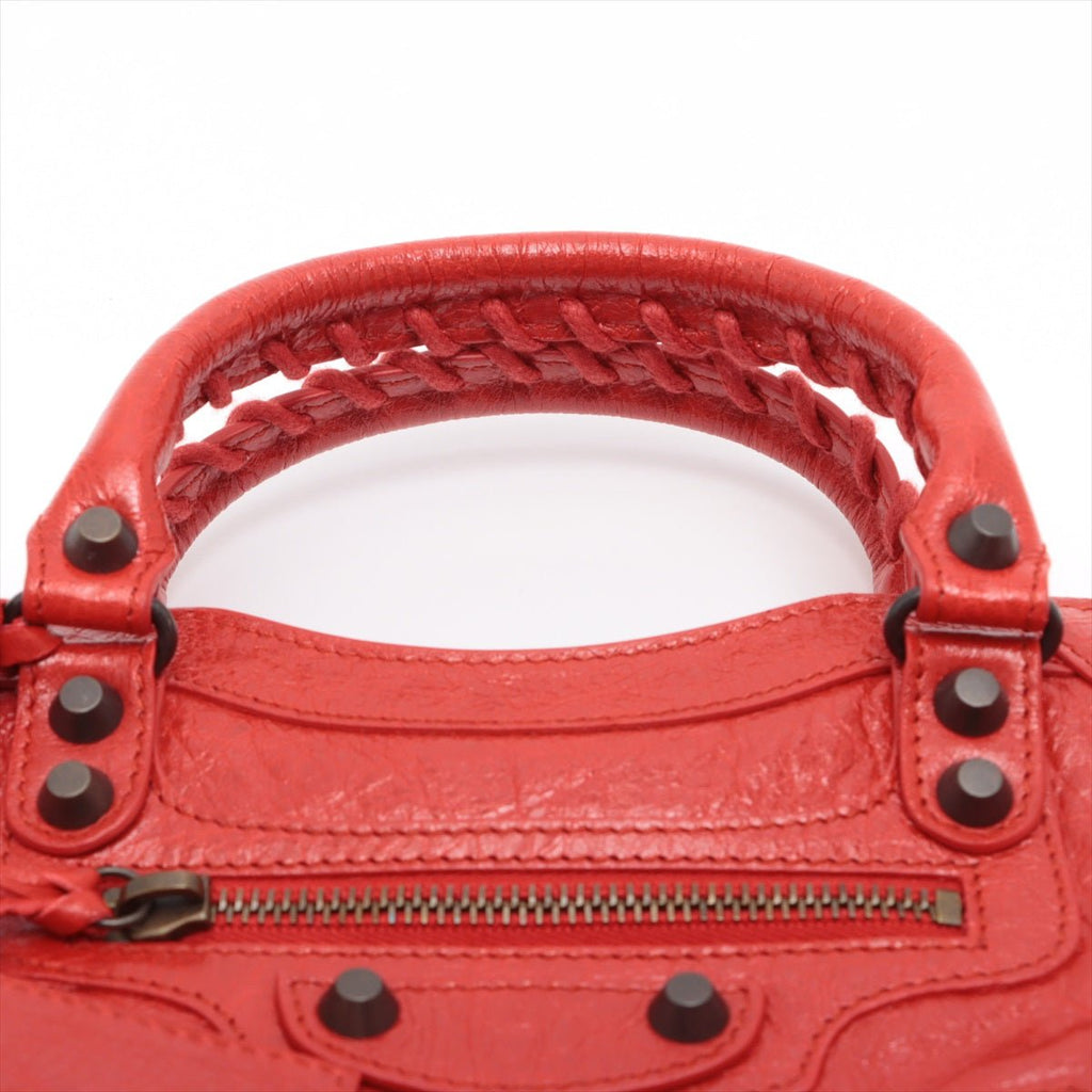 Classic Mini City 2way Red Leather