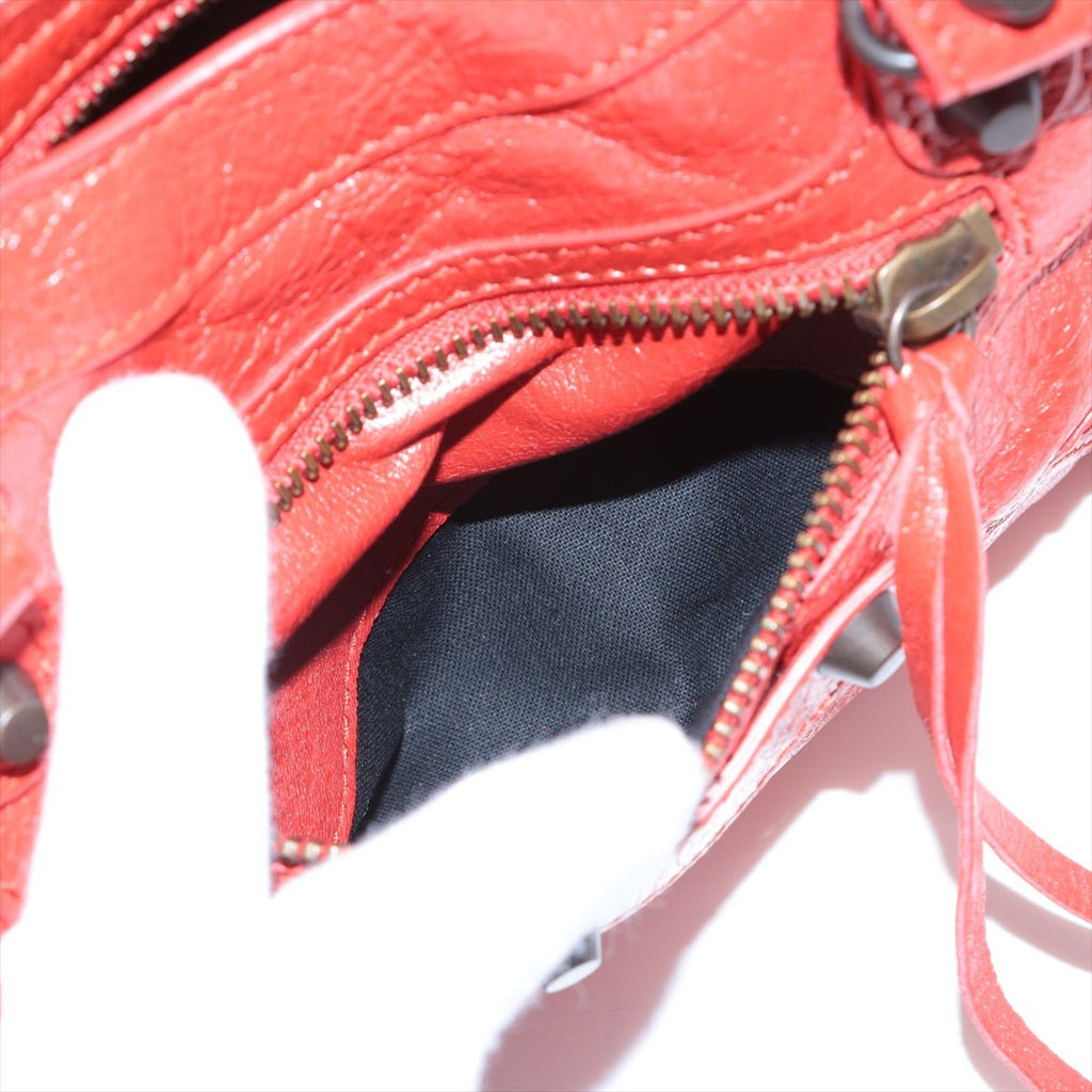 Classic Mini City 2way Red Leather