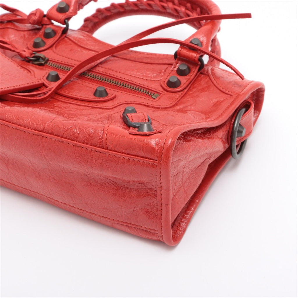 Classic Mini City 2way Red Leather