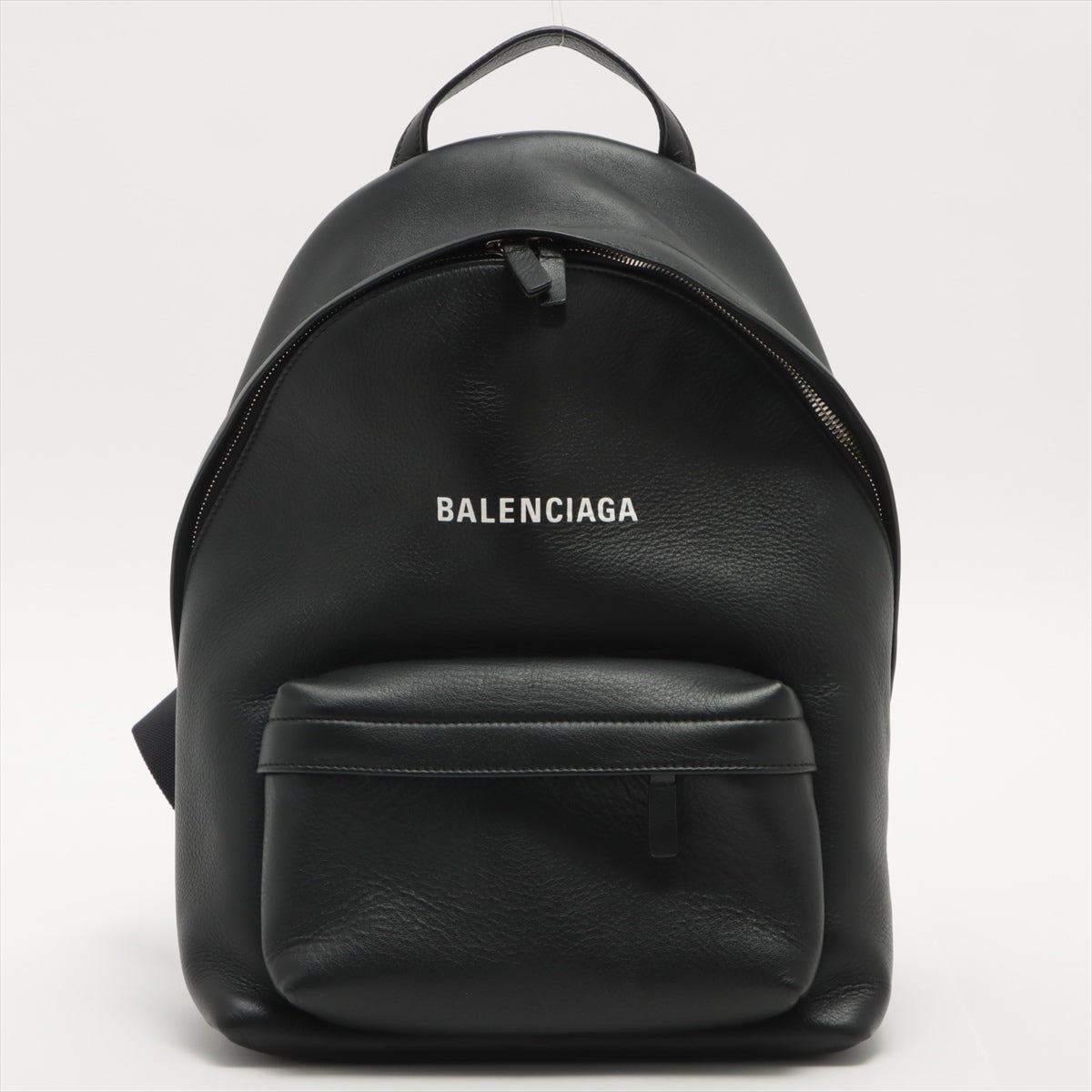 Everyday Backpack Black Leather