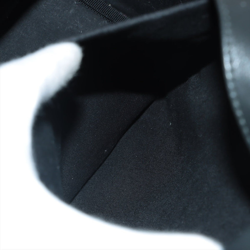 Everyday Backpack Black Leather