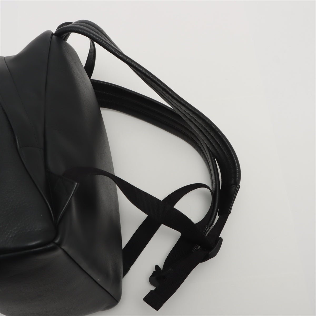 Everyday Backpack Black Leather
