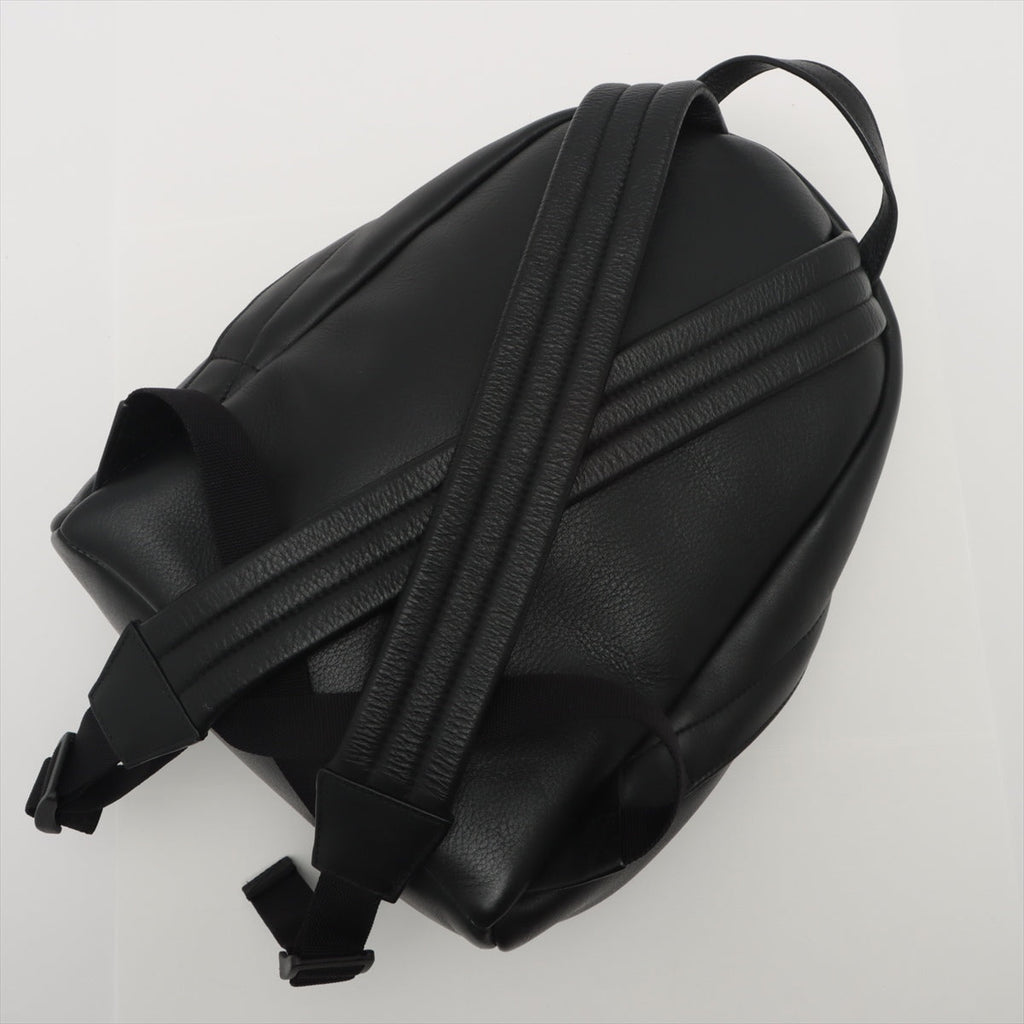 Everyday Backpack Black Leather