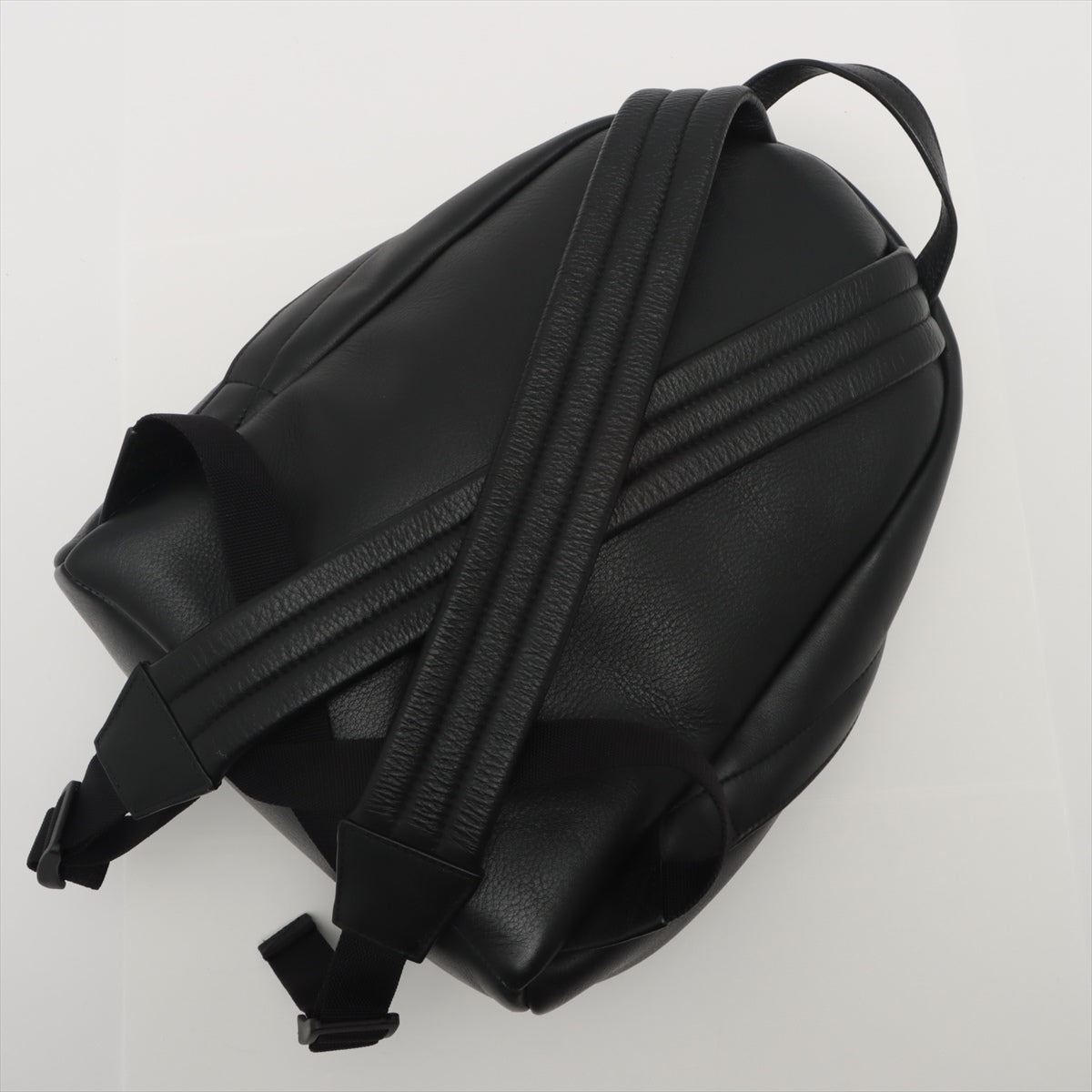 Everyday Backpack Black Leather