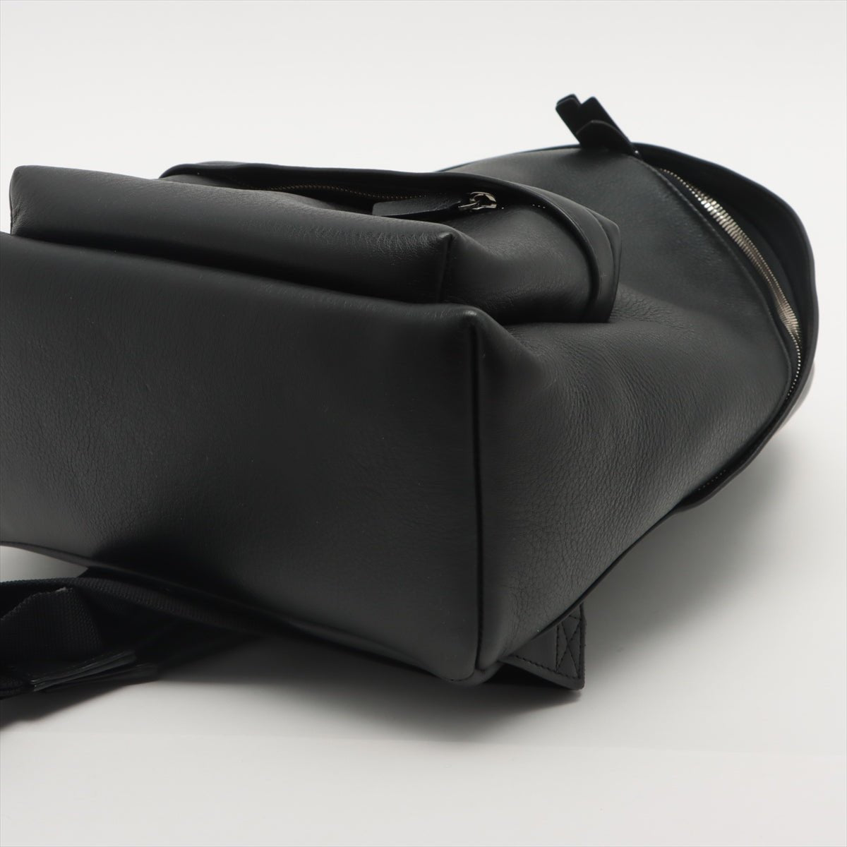 Everyday Backpack Black Leather