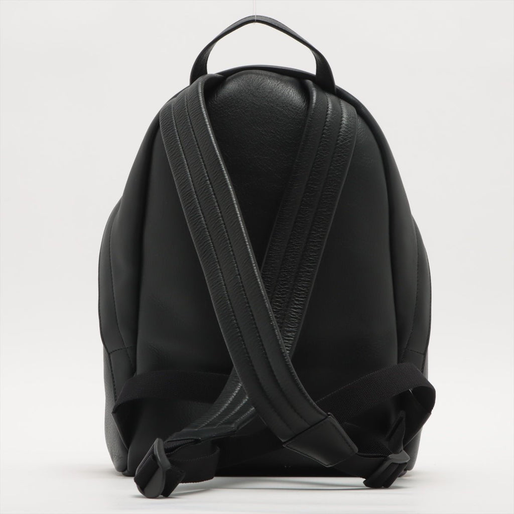 Everyday Backpack Black Leather