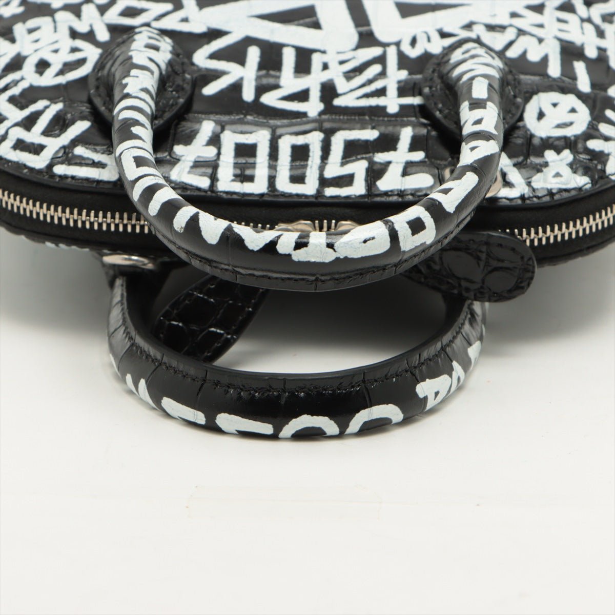 Graffiti Ville XXS in Black Leather 2-way