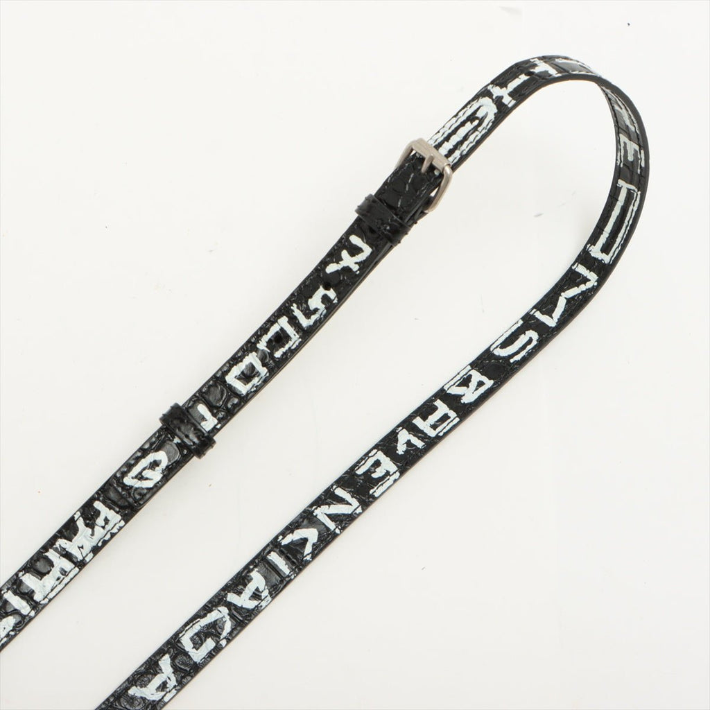 Graffiti Ville XXS in Black Leather 2-way