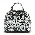 Graffiti Ville XXS in Black Leather 2-way