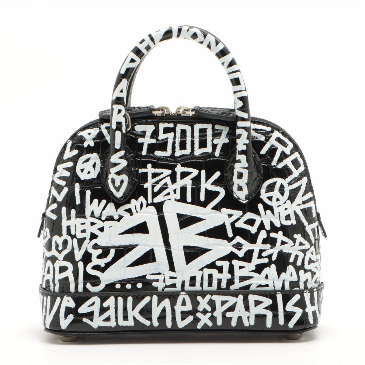 Graffiti Ville XXS in Black Leather 2-way