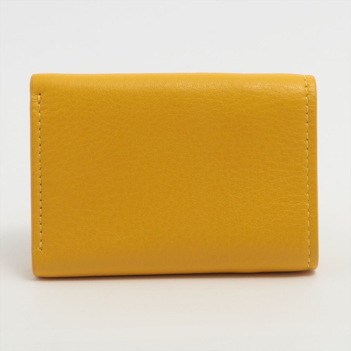 Papier Mini Wallet in Yellow Leather
