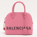 Ville Top Handle S Pink Leather 2-way