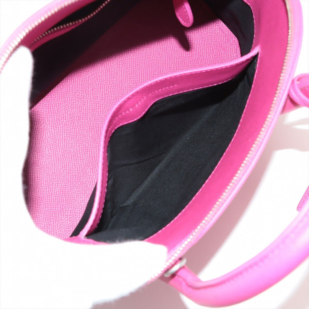 Ville Top Handle S Pink Leather 2-way