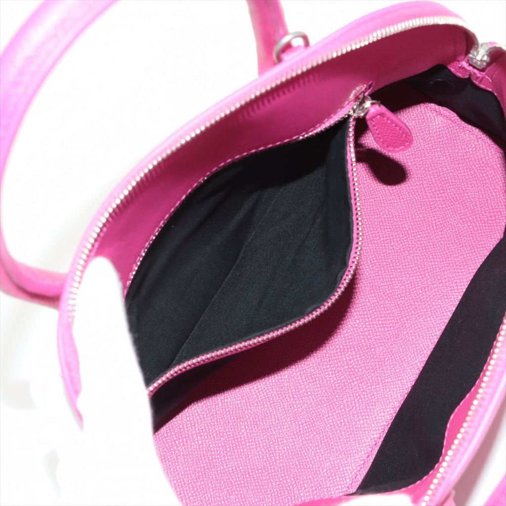Ville Top Handle S Pink Leather 2-way