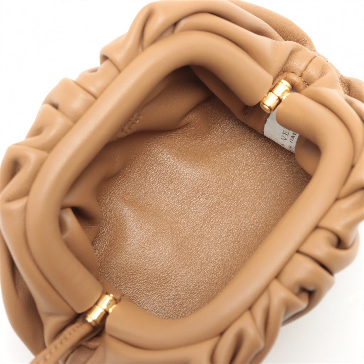 Extra Mini Pouch Leather Brown Bag