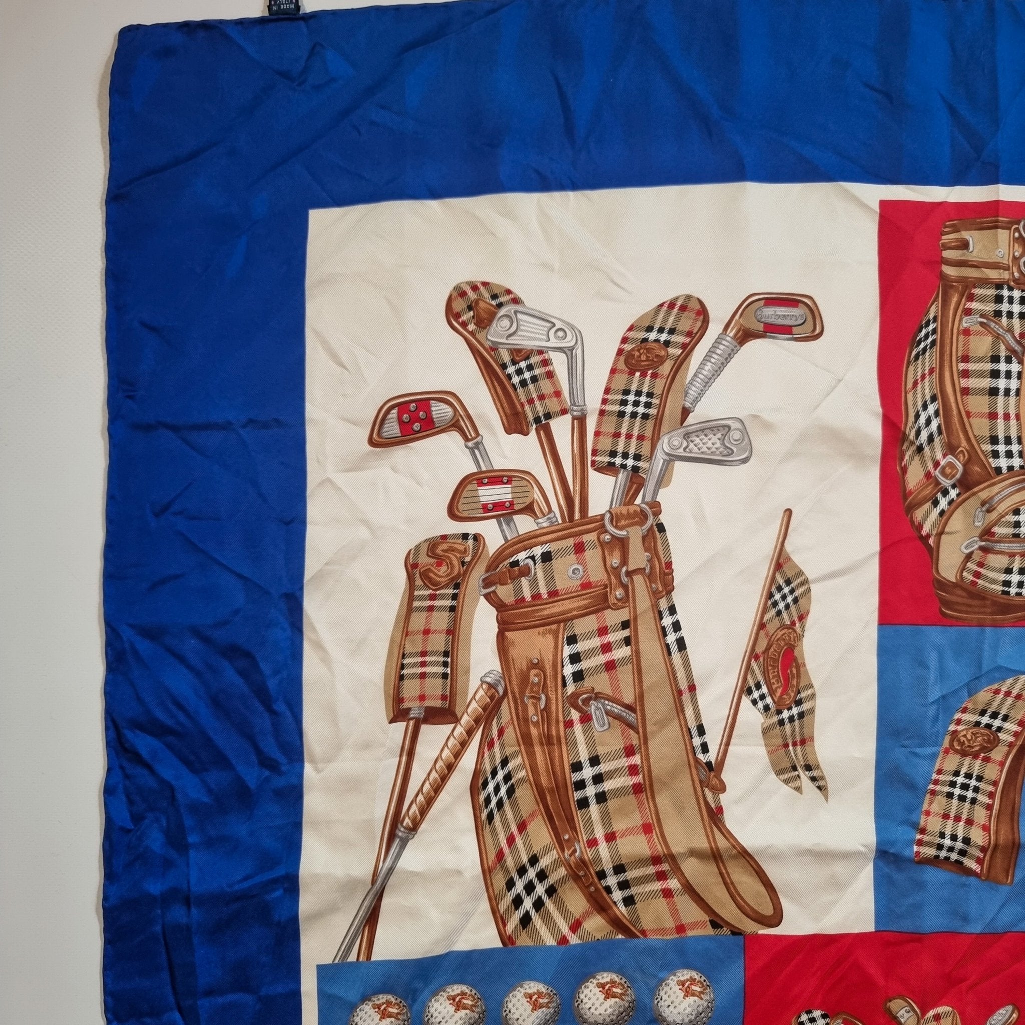 Vintage Pure Silk Foulard