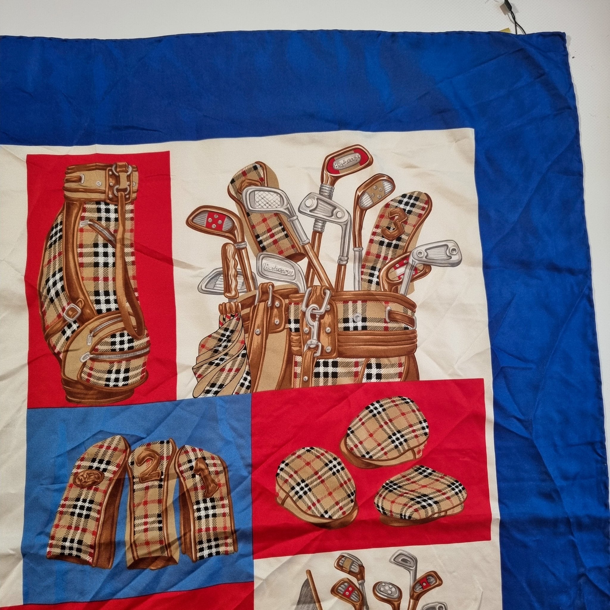 Vintage Pure Silk Foulard