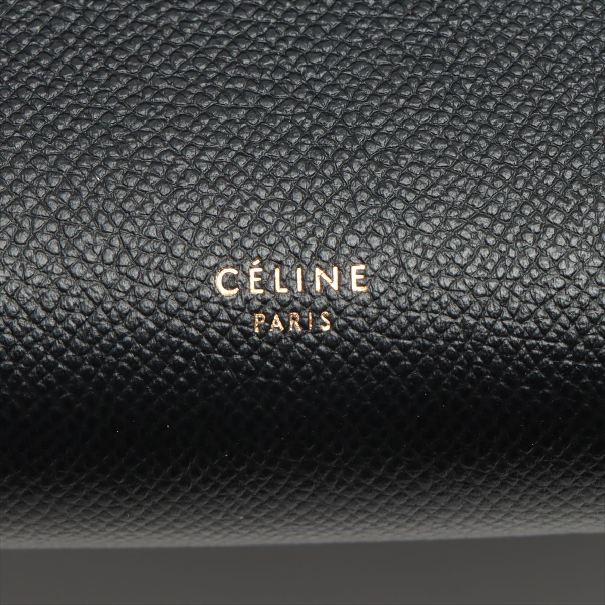 Belt Bag Mini Grained Leather Black Bag