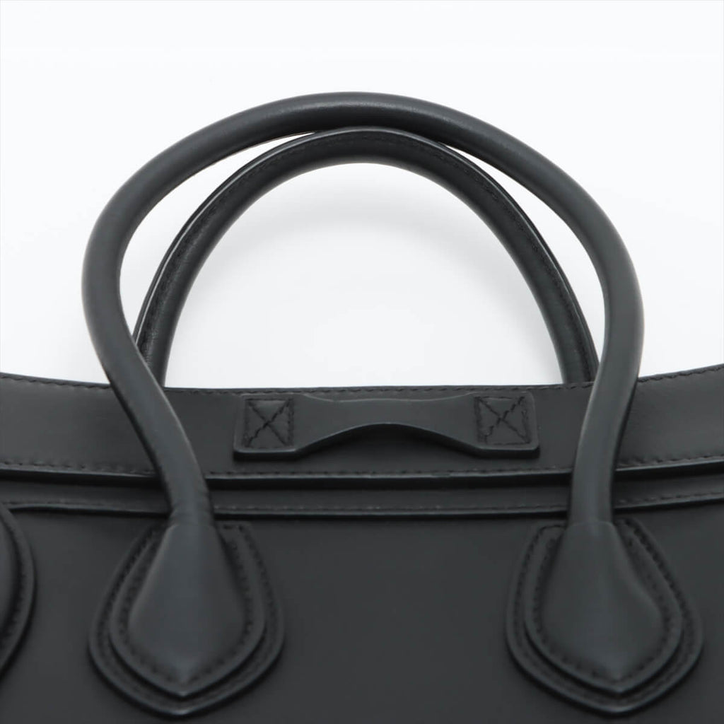 CÃƒÆ’Ã‚Â©line Luggage Micro Shopper Leather Black